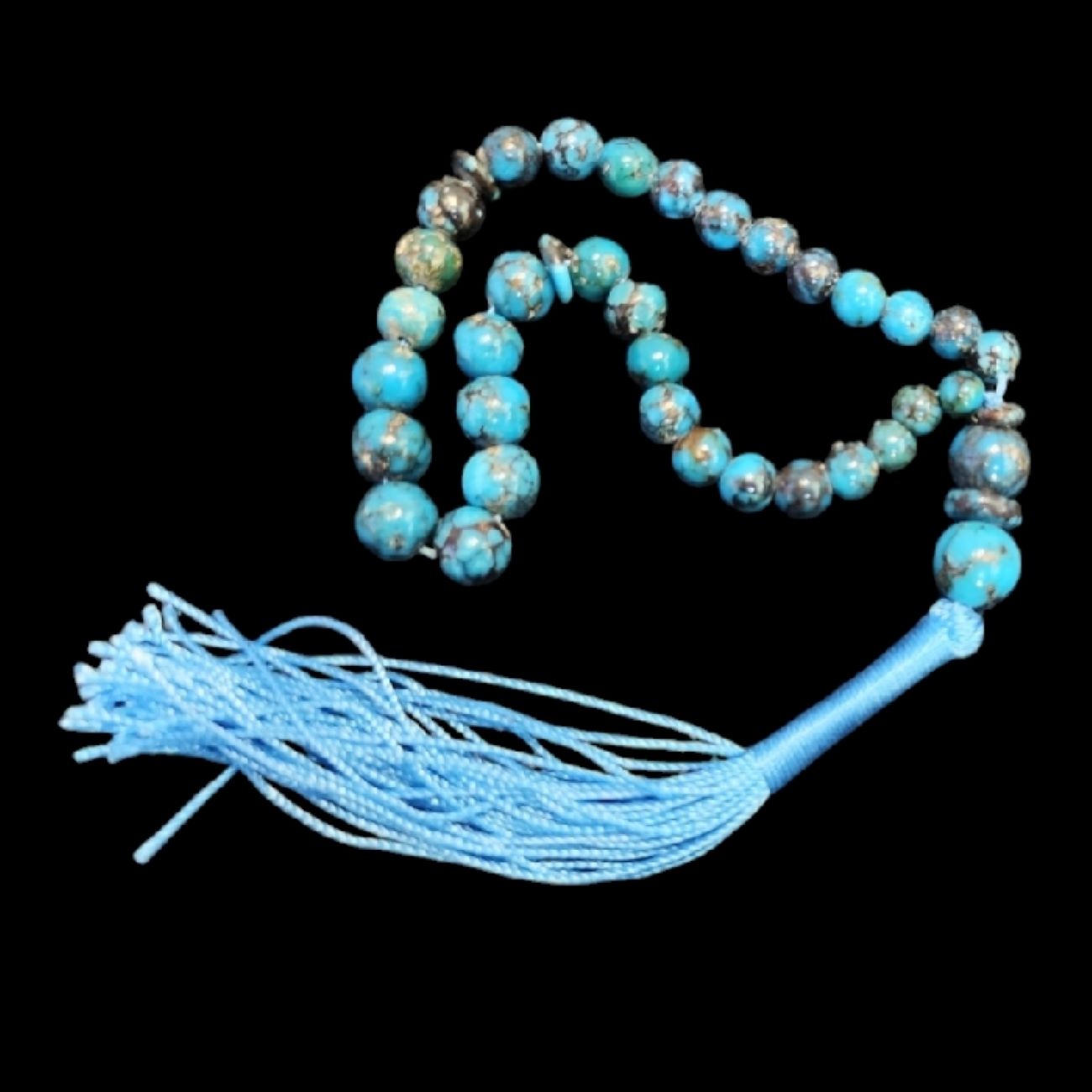 Main image of 波斯尼沙布尔绿松石念珠 —— 33颗祈祷念珠 Tasbih