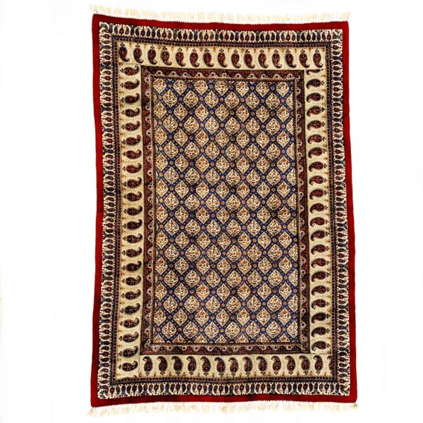 波斯桌布 – 伊斯法罕卡拉姆卡里印花，谢赫洛特福拉清真寺瓷砖图案