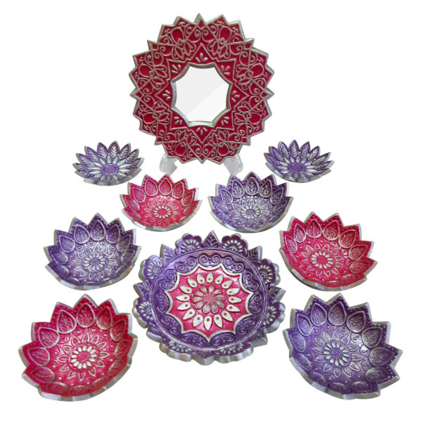 陶器哈夫特·辛——适合诺鲁兹及波斯新年（10件套）