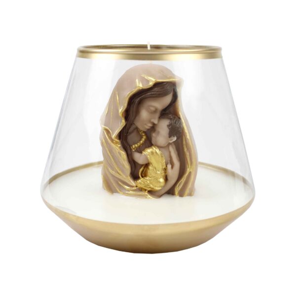 香氛蜡烛罐 – 母爱主题，适合礼品与装饰