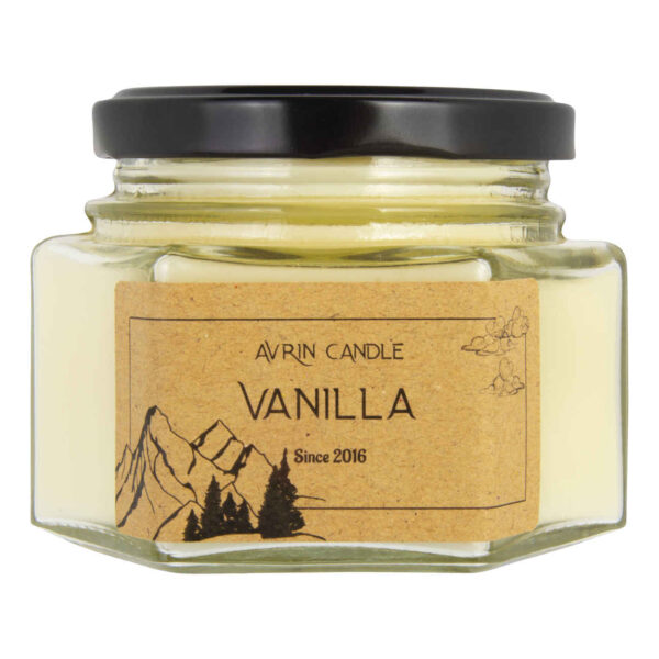 香氛蜡烛罐 – 香草香味，适合礼物与装饰，黄色罐，满足各种心情