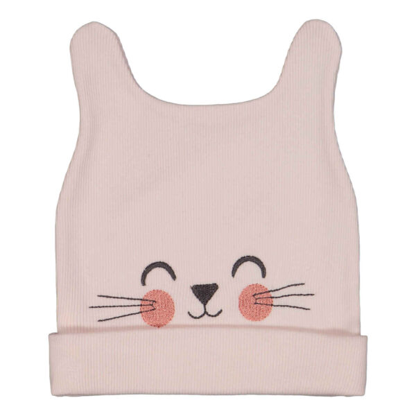 柔软有弹性的婴儿帽，适合成长中的婴儿（3-6 个月）