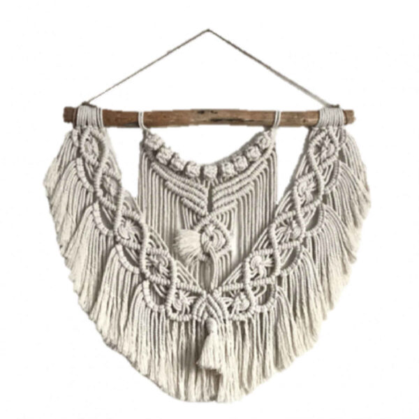 惊艳流苏墙面装饰 – 传统艺术编织