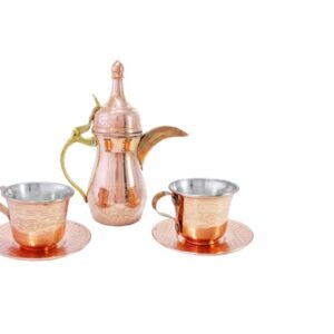 手工传统铜茶具套装 – 家用与送礼优雅古典茶具