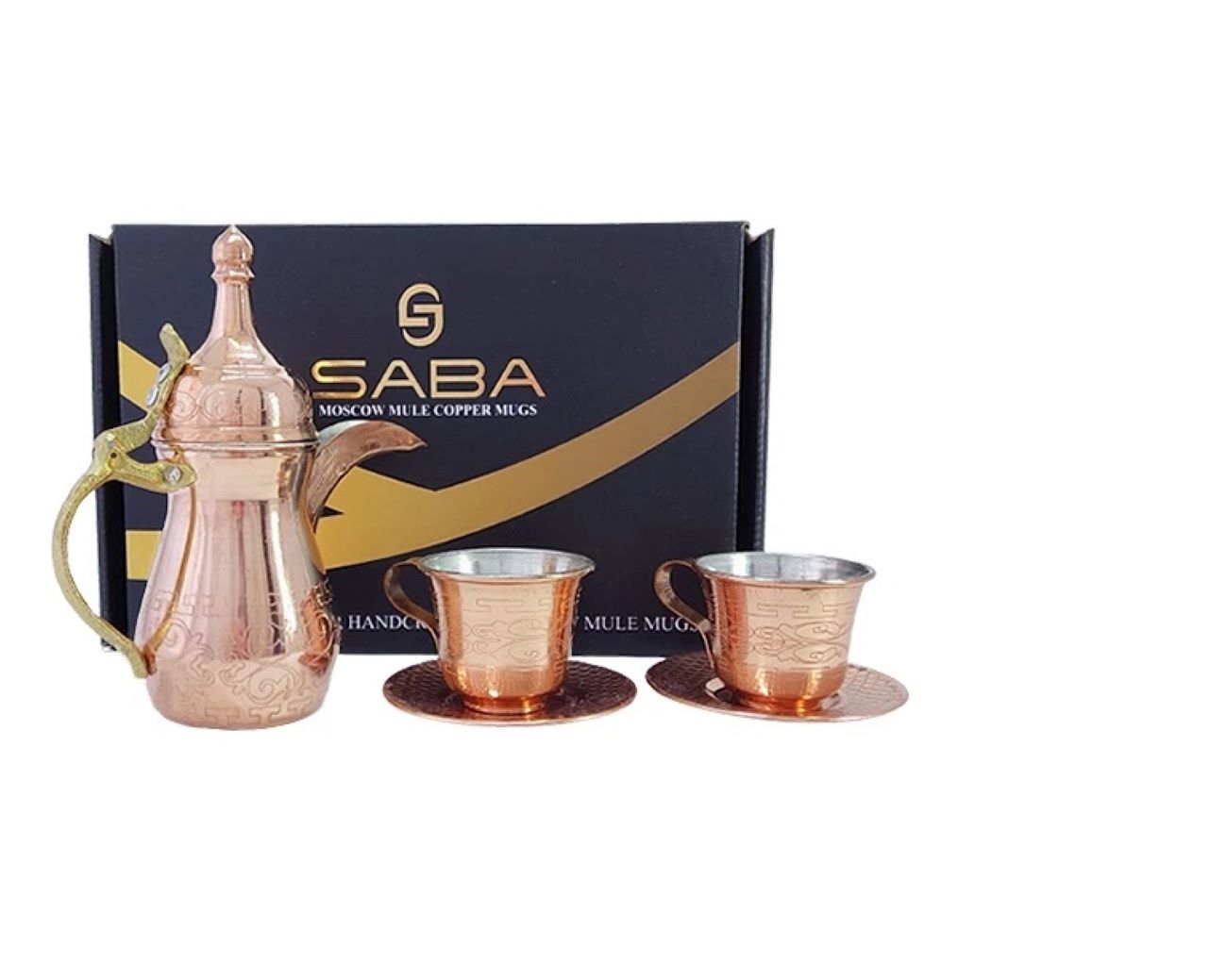 手工传统铜茶具套装 – 家用与送礼优雅古典茶具