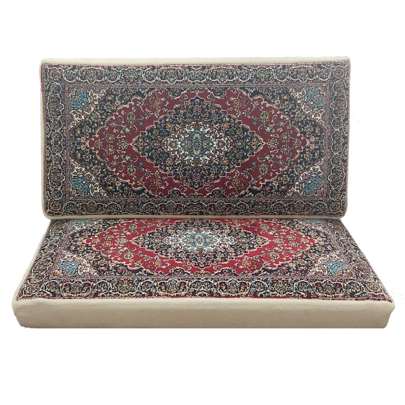 Main image of 传统波斯靠枕（Poshti）长方形设计 – 舒适与传承 (x2)