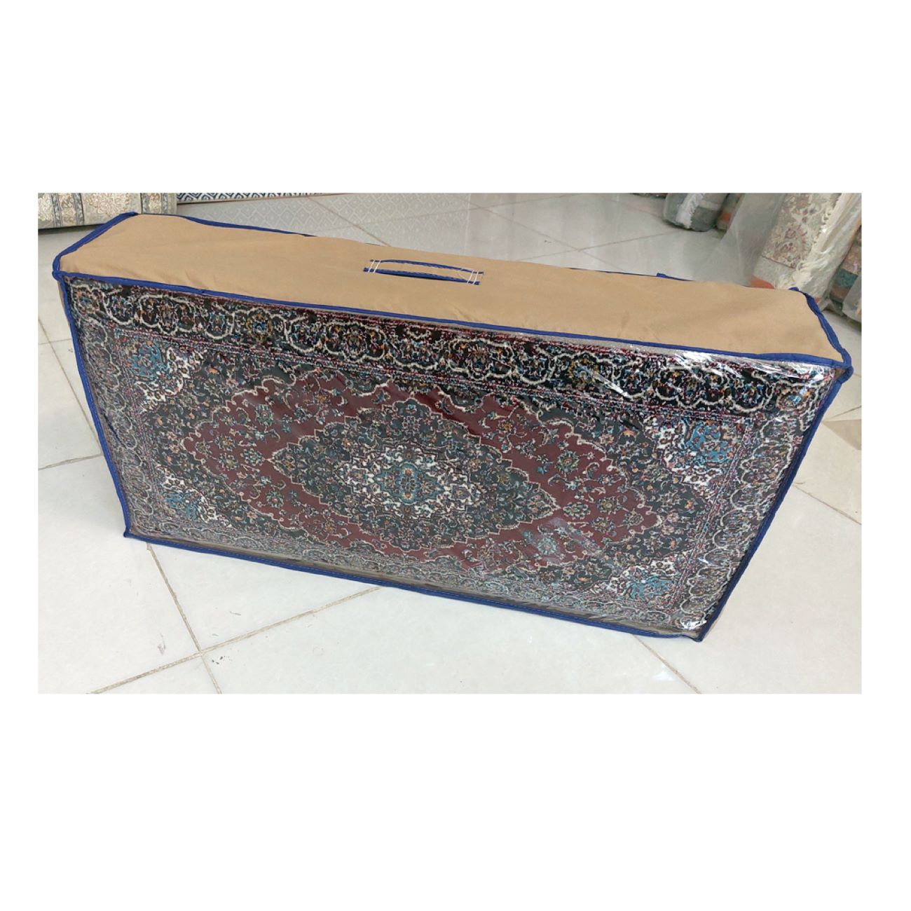 传统波斯靠枕（Poshti）长方形设计 – 舒适与传承 (x2)