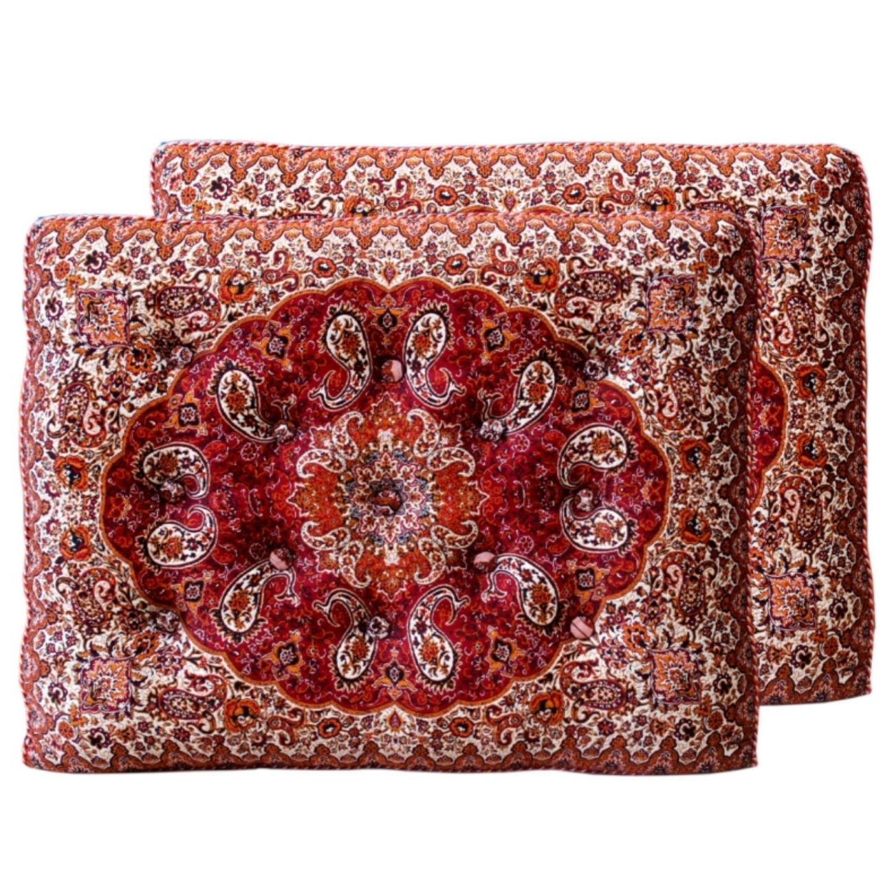 传统波斯靠枕套装 – 舒适与传承 7 件套 Shah Neshin 款