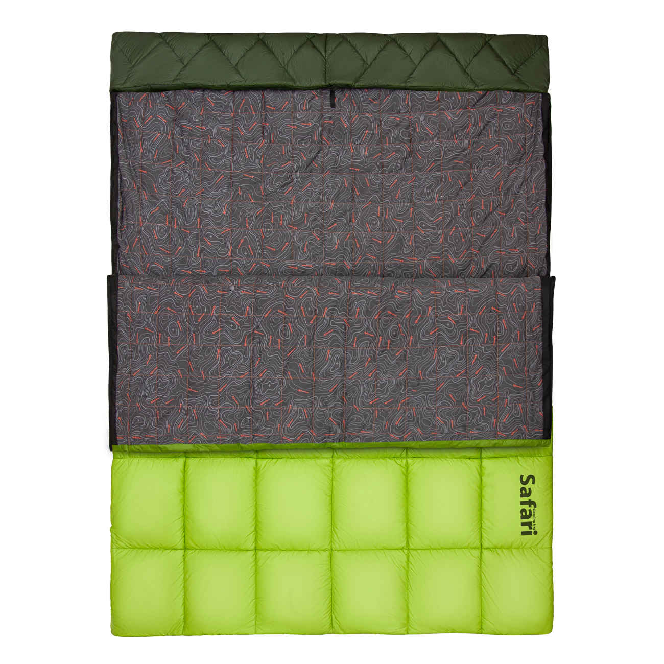 双人睡袋 – 四季保暖,适合露营和徒步