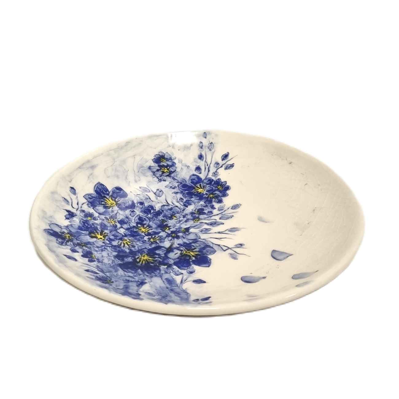 白色陶瓷餐盘 – 可微波炉加热与洗碗机清洗 – 精美工艺