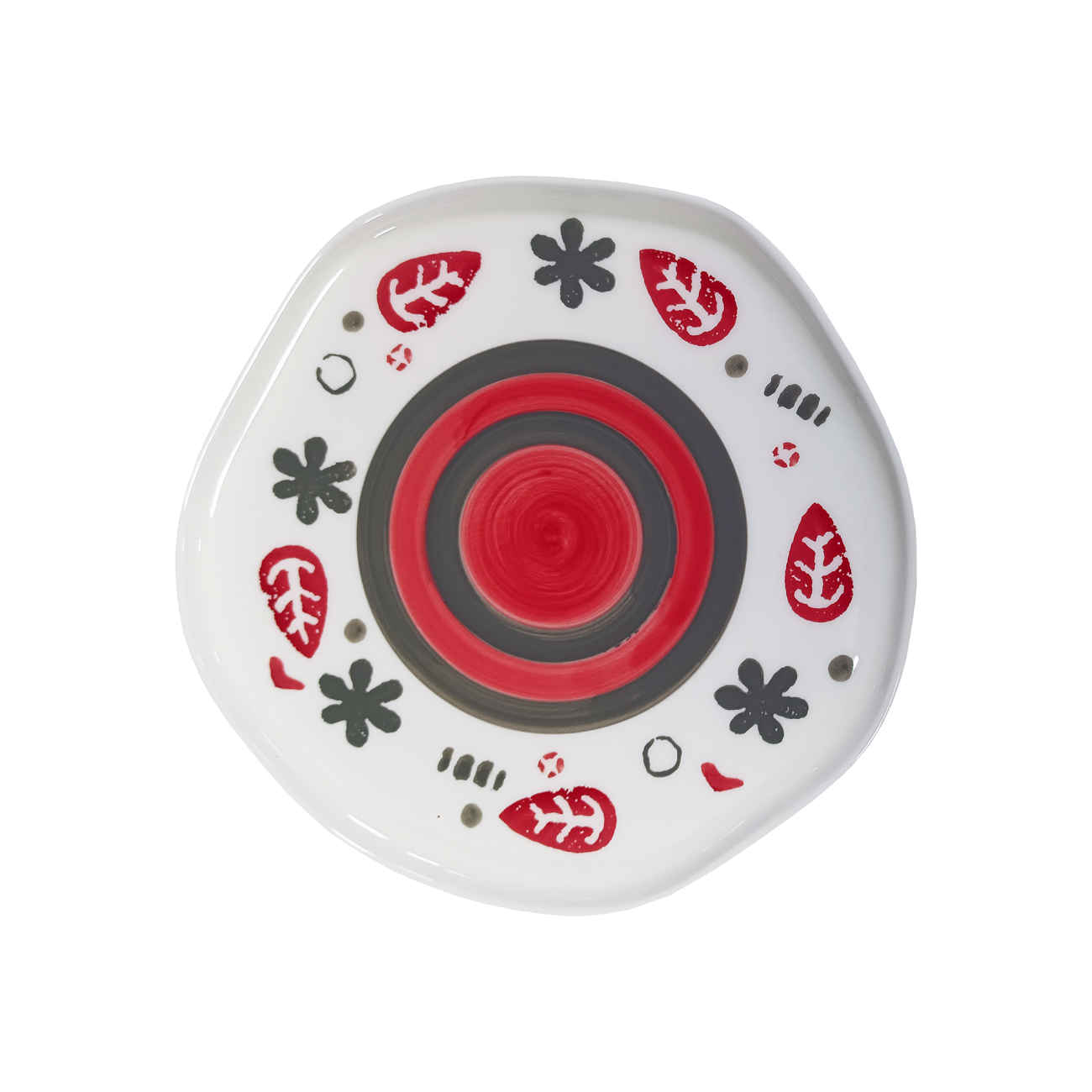 Main image of 白色陶瓷餐盘 – 可微波炉加热，耐用 – 秋季款