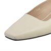 Thumbnail 4: 女士马什哈德天然皮革木屐鞋 – 适合舒适与时尚，奶油色