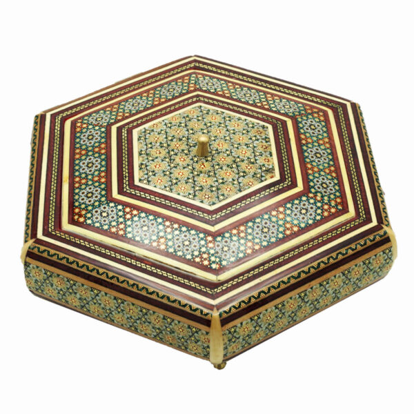 木制 Khatam Kari 糖果碗 – 家居亮眼装饰