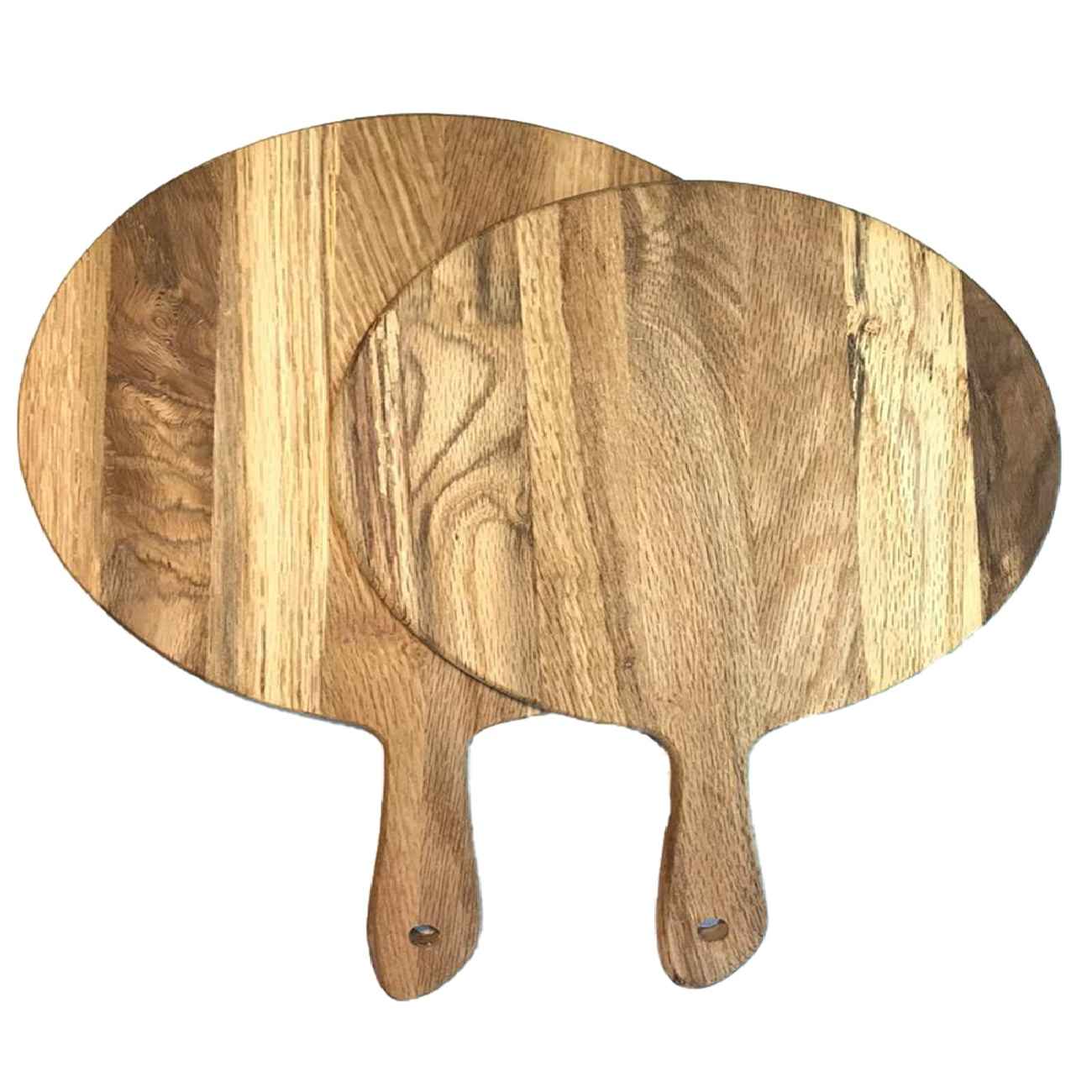 Main image of 木质餐盘与切菜板 – 理想的奶酪与熟食拼盘 (两件套)