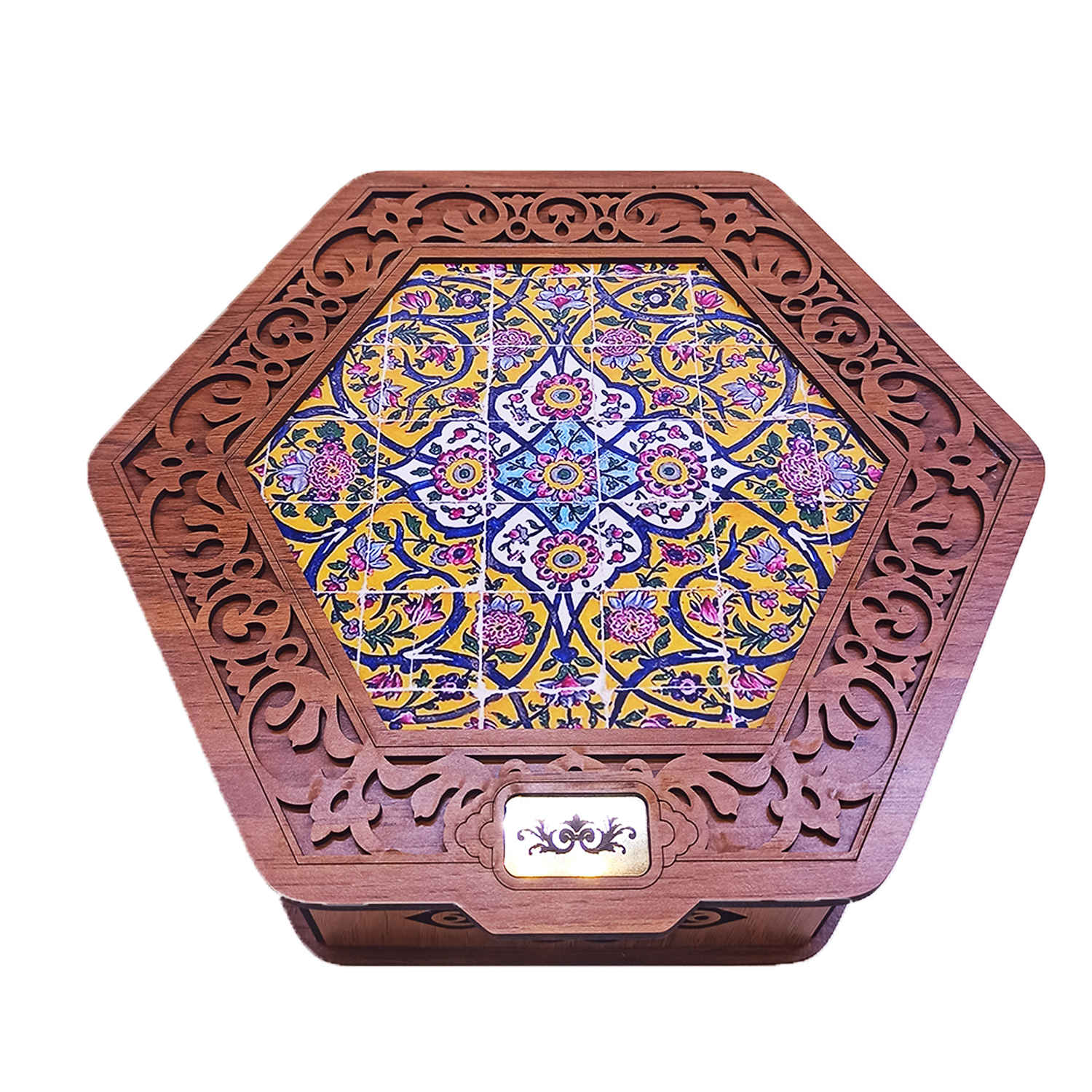 Main image of 花卉主题茶叶盒 – 茶爱好者理想礼物