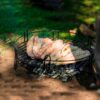 Thumbnail 2: 大锅篝火烹饪套装 – 带三脚架、烤架和平底锅，终极三件套户外烹饪套装