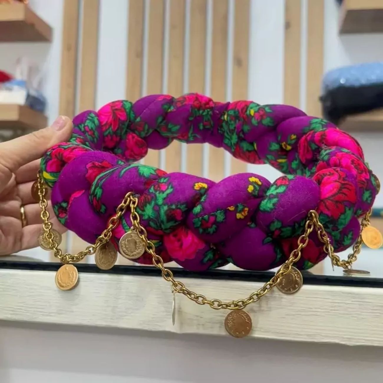 正宗库尔德风格库菲头带 – 手工传统设计