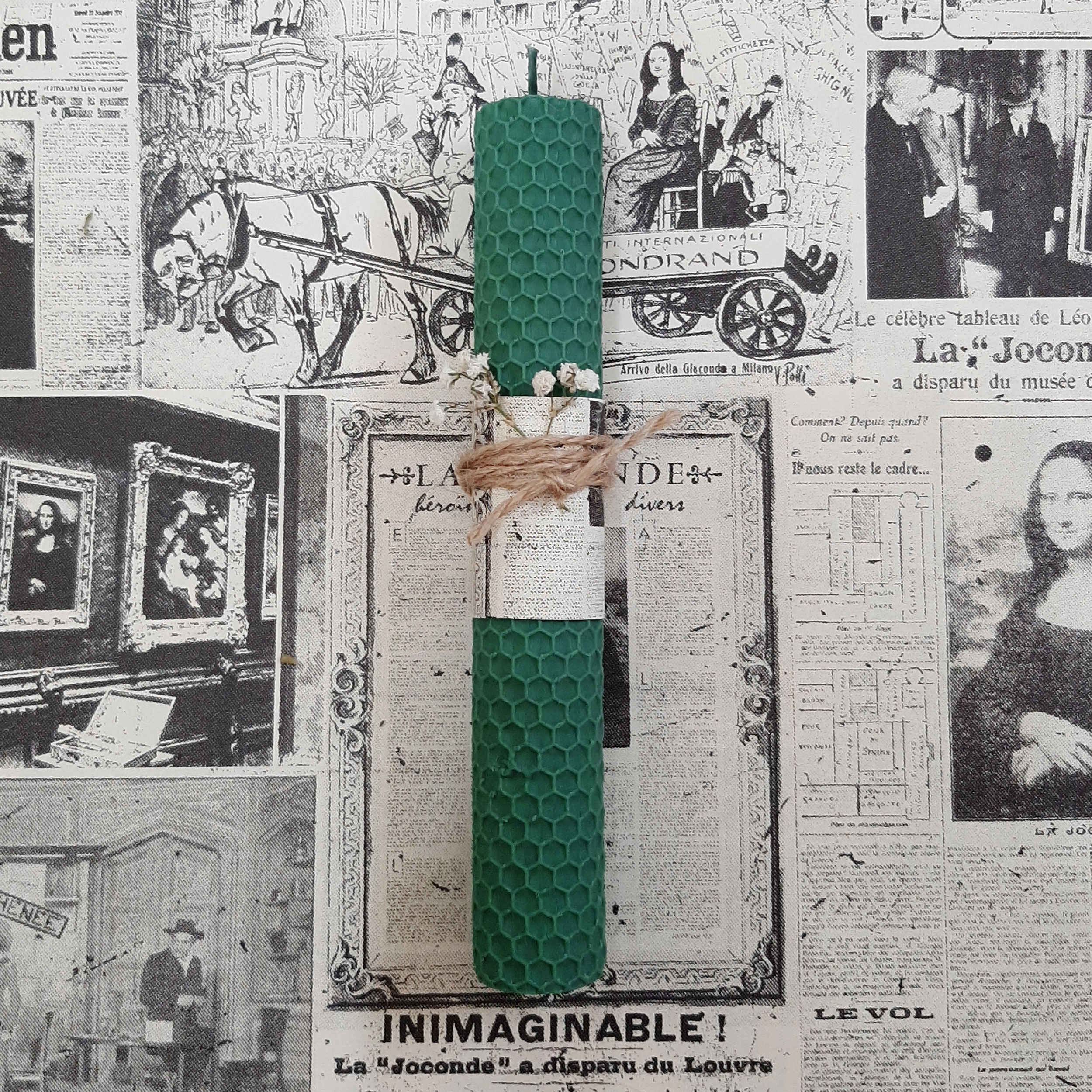 蜜蜡柱形蜡烛 – 环保天然，适合任何生活方式