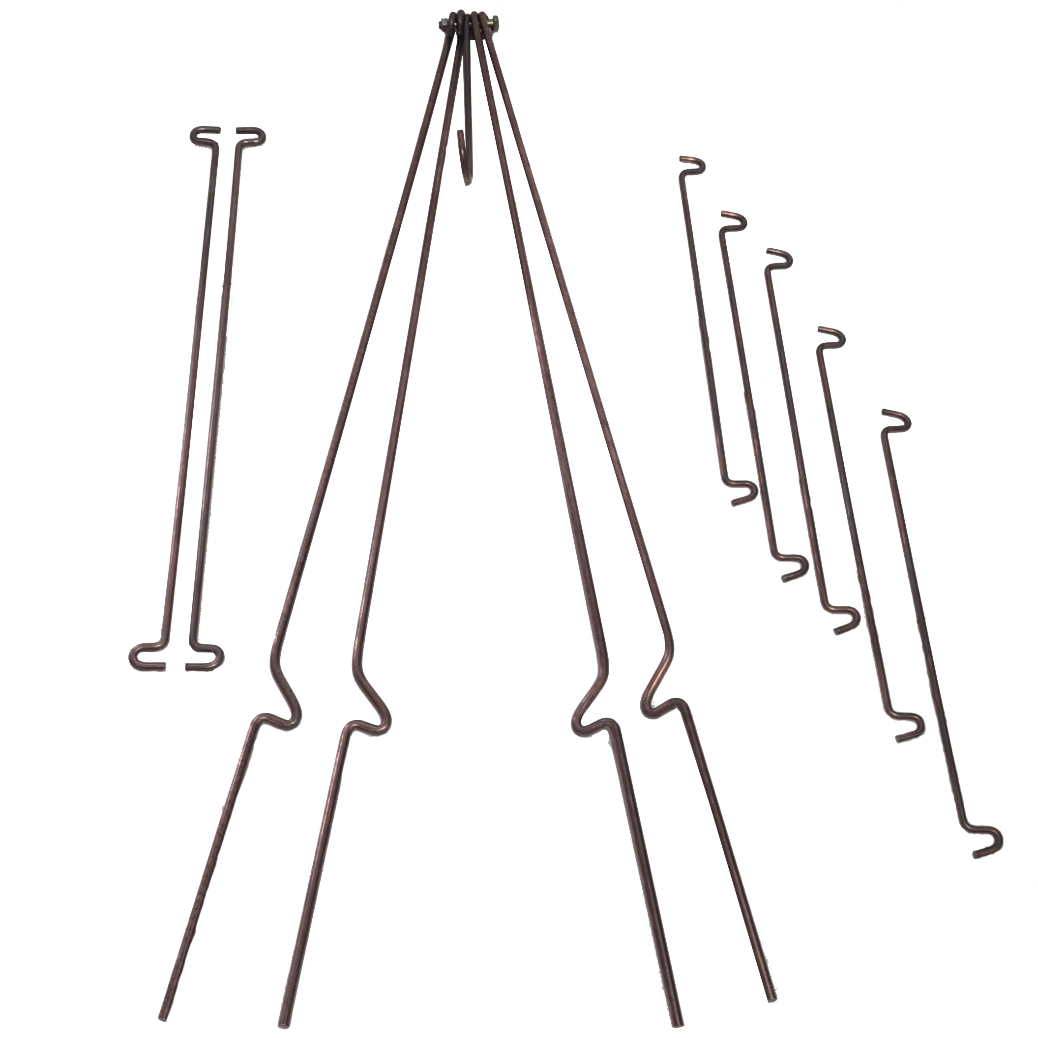 大锅篝火烹饪三脚架 – 耐用可调节,适合篝火和户外烹饪