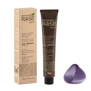 Damask Rose 染发膏 PR21 号，100 毫升 – 野兰紫色，持久滋养