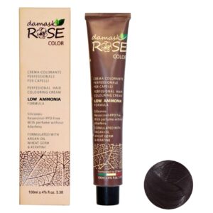 Damask Rose 染发膏 PR7 号，100 毫升 – 肉桂棕色，温暖持久