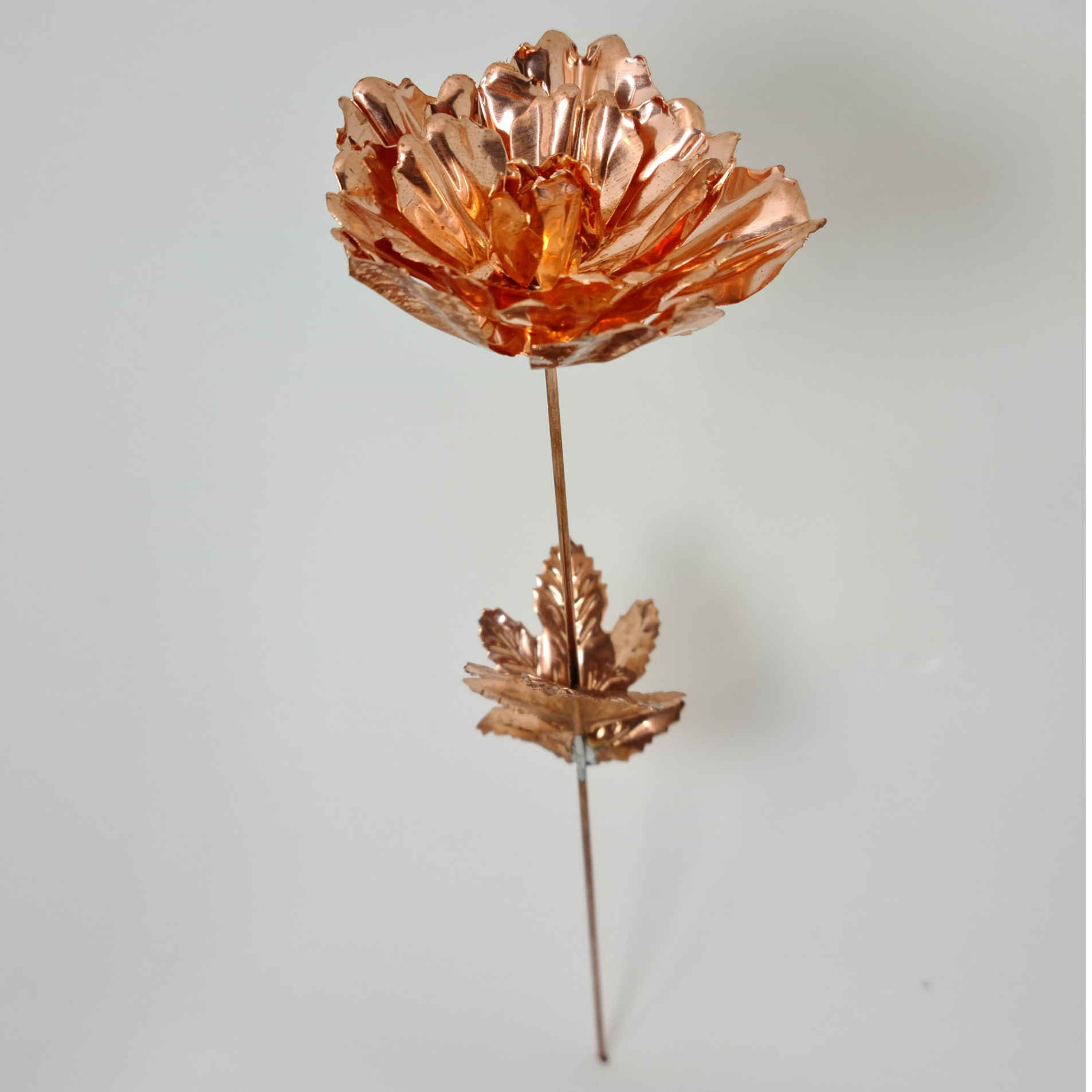 装饰铜花 – 象征意义、美感与文化花卉艺术，适合家居装饰（3件装）