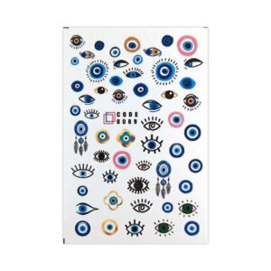 Evil Eye 美甲贴 – 时尚设计，增强力量、保护与风格