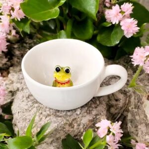 青蛙造型奇幻陶瓷马克杯 – 适合日常使用与送礼