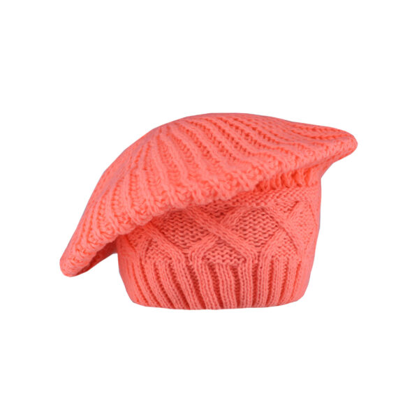 针织法国贝雷帽 – 手工时尚冬季佩戴