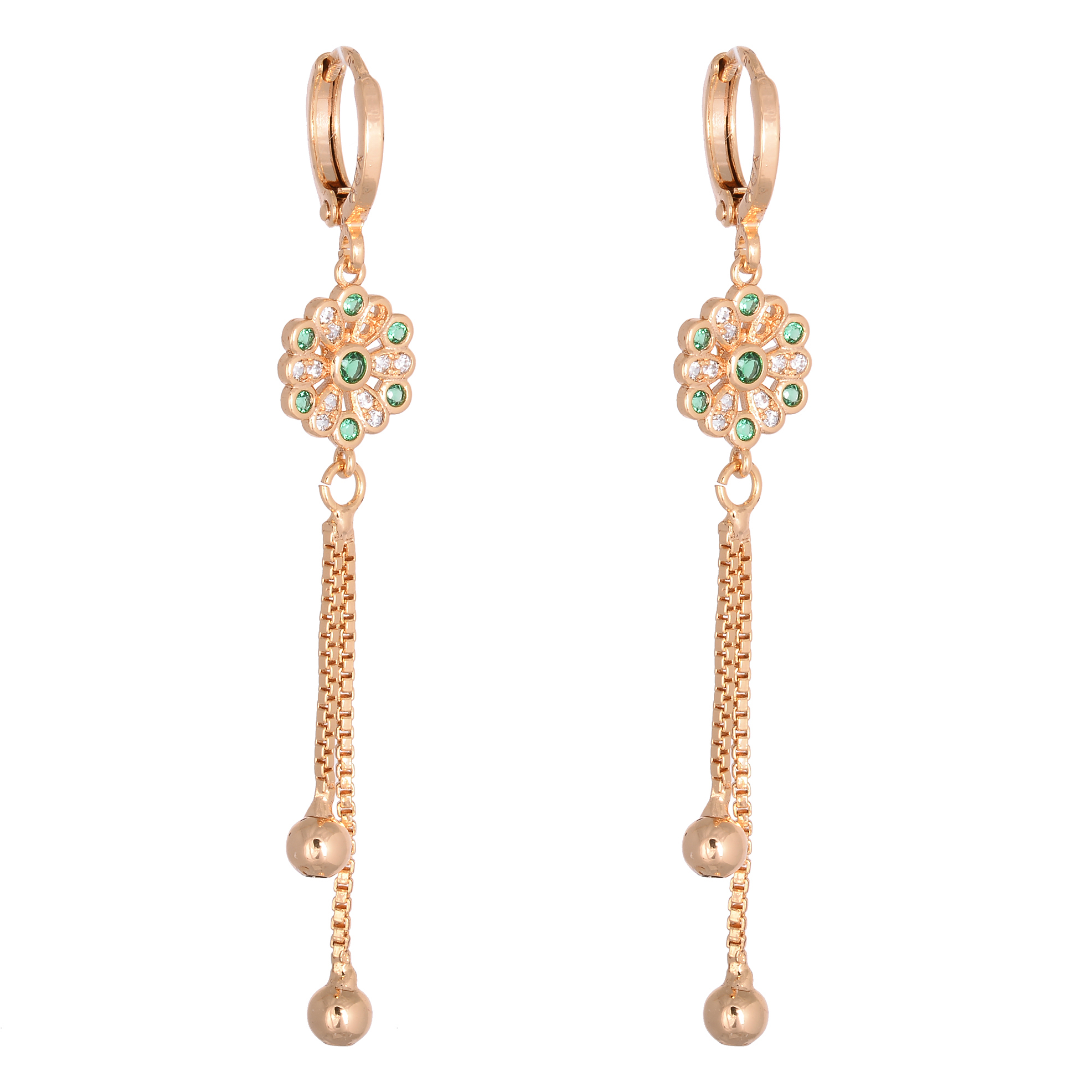 Main image of 女士轻盈花朵吊坠耳环