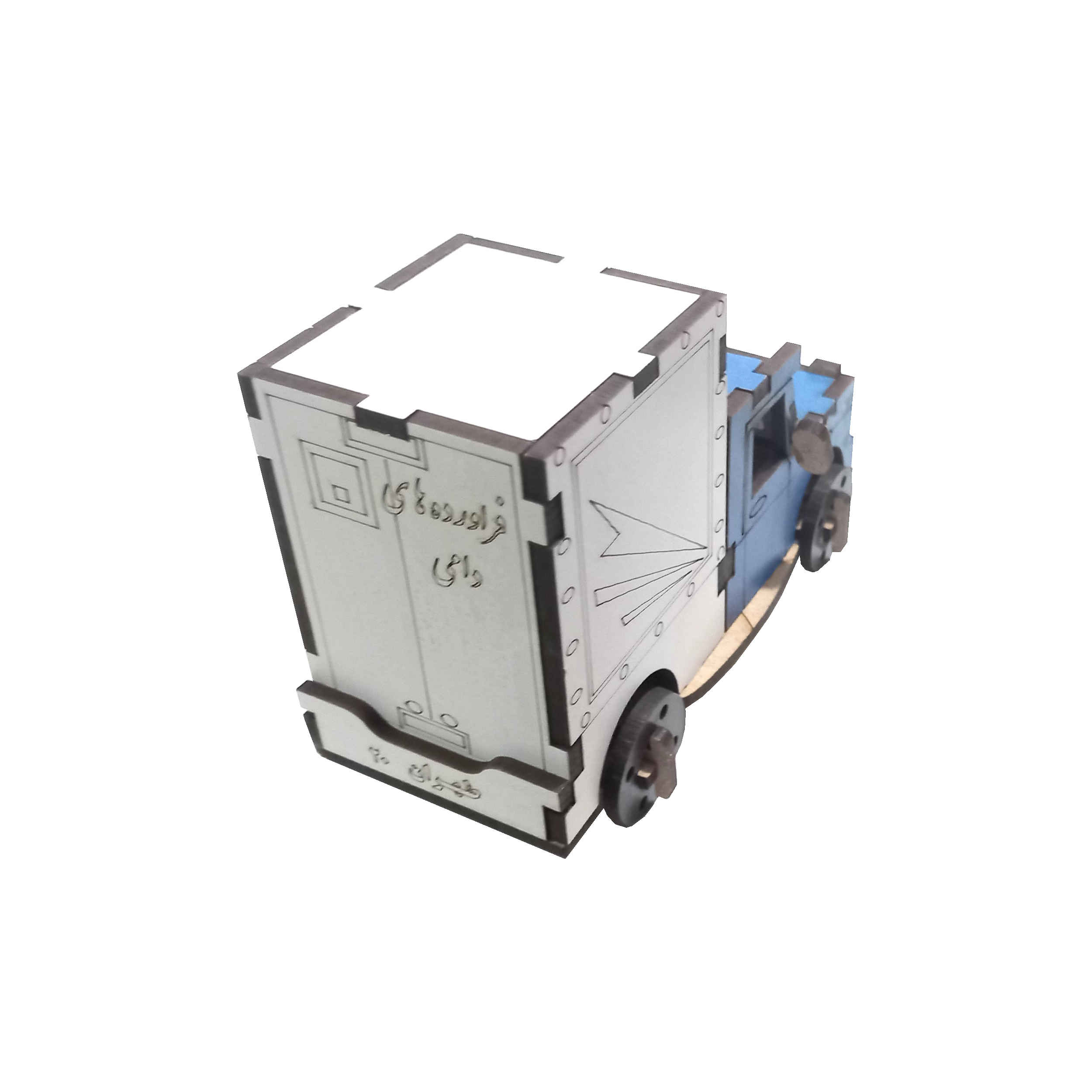 木制模型套件——木制冷藏尼桑1956年款卡车,装饰完美