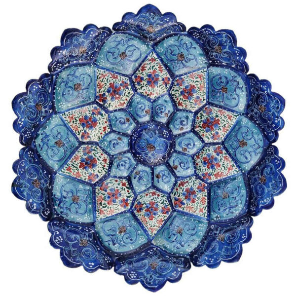 波斯掐丝珐琅铜盘 – 艺术与文化遗产的结合