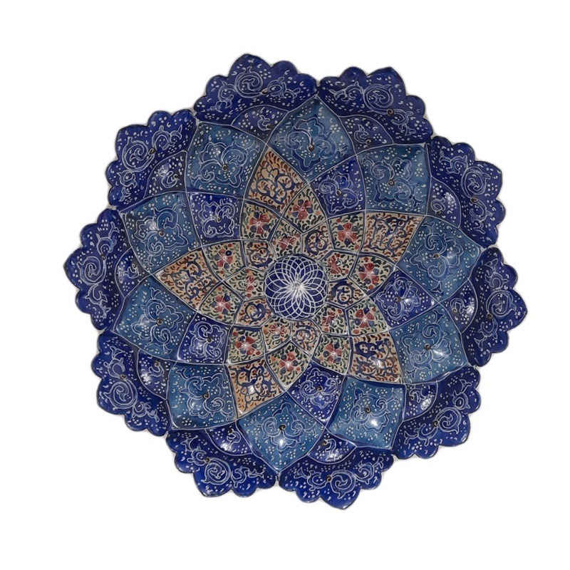 Main image of 波斯掐丝珐琅铜盘 – 手绘，文化与美的融合