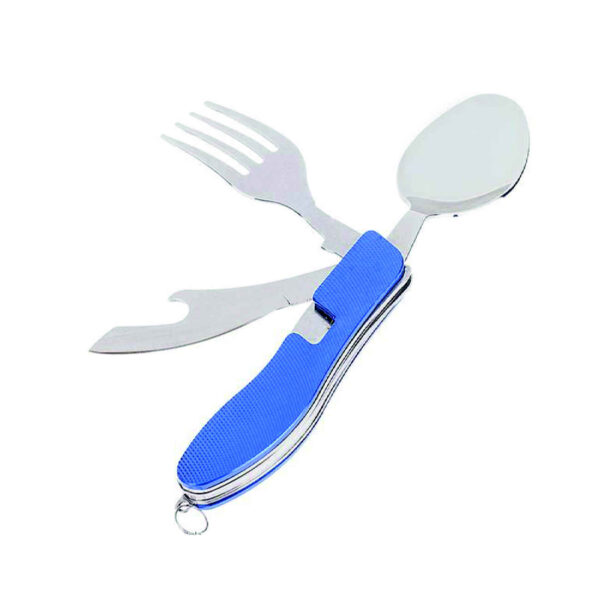 便携旅行餐具套装 – 小巧，适合露营和日常携带