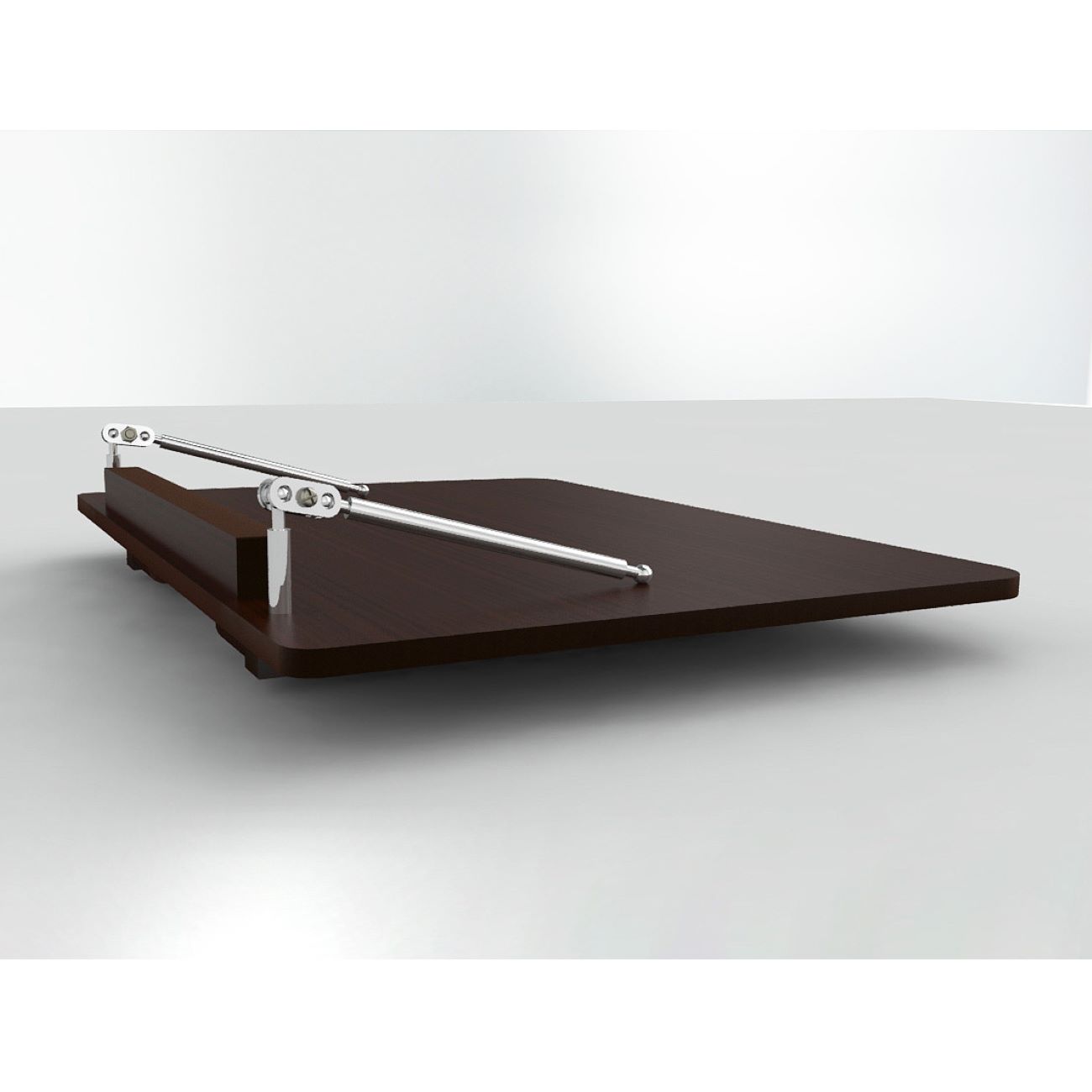 高级木质书架 – 时尚可调节支架，舒适阅读与书写