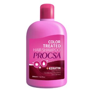 Procsa 染发保护洗发水，适合染发发质，500 毫升