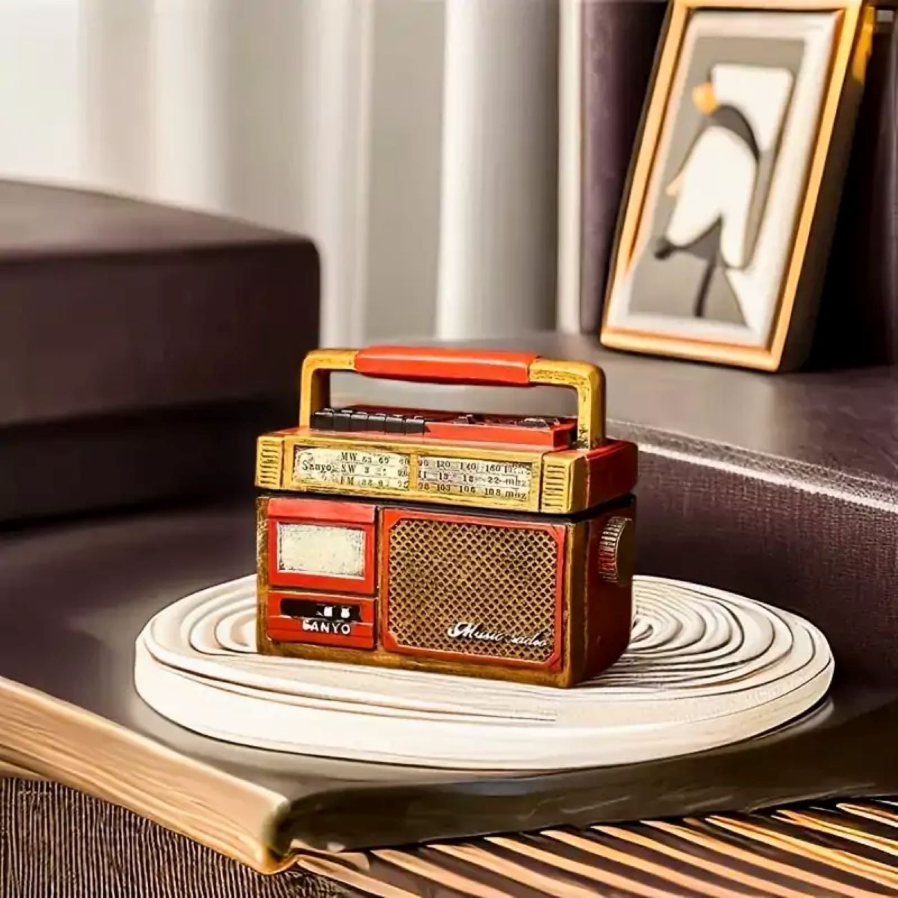 陶瓷收音机造型烟灰缸 – 独特且时尚的吸烟配件