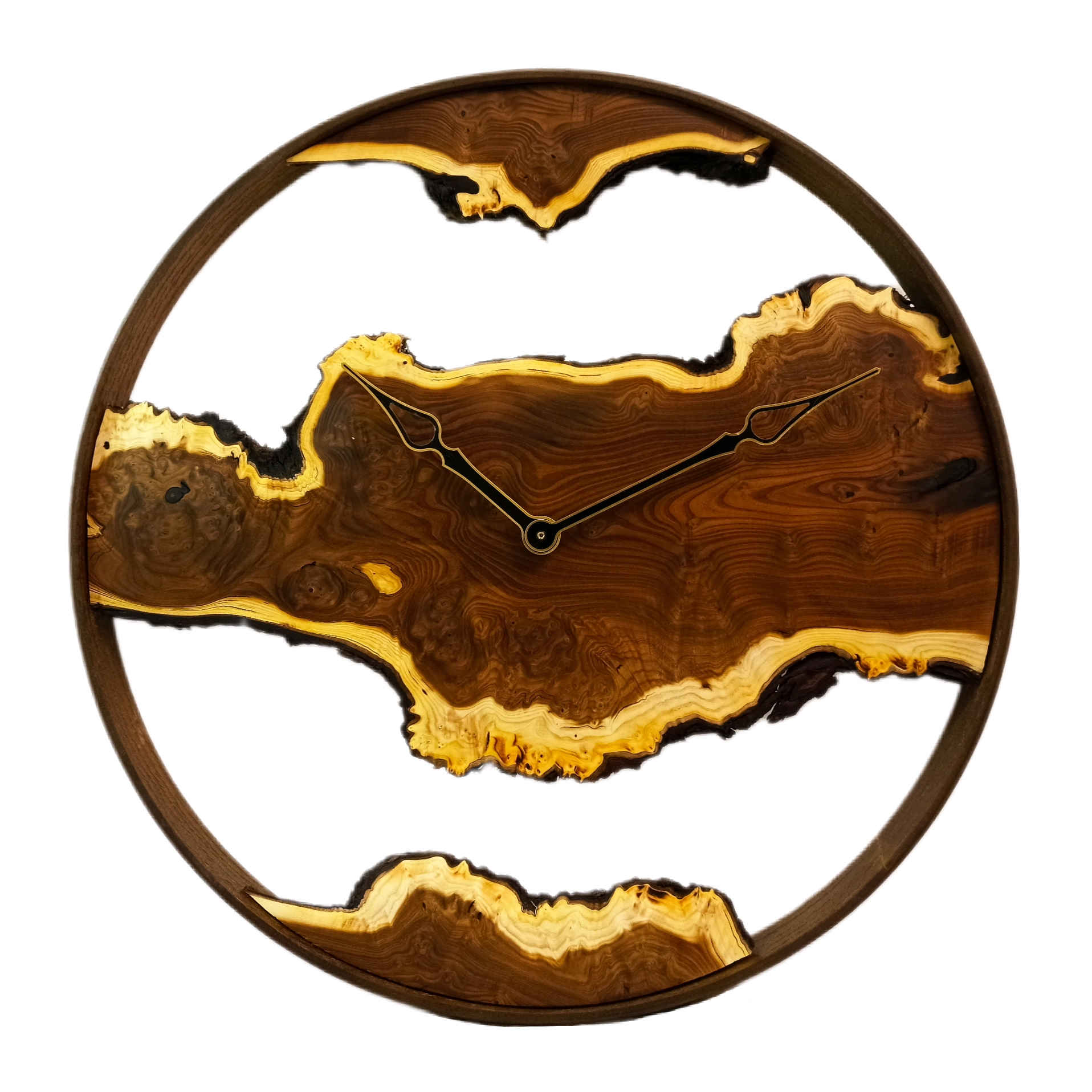 Main image of 质朴木质挂钟 – 环保家居装饰