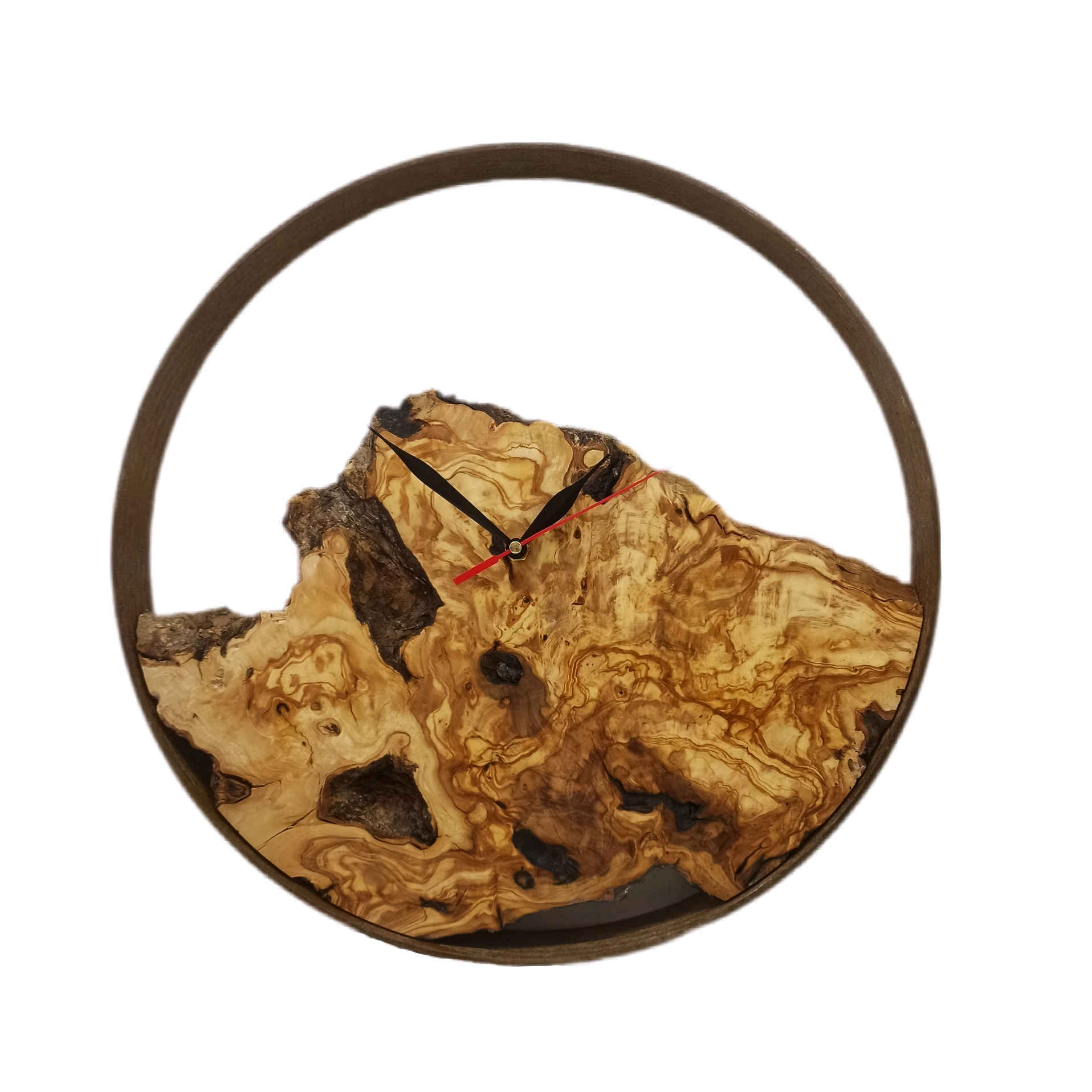 Main image of 质朴木质挂钟 – 环保家居装饰