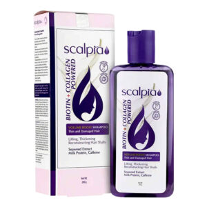 Scalpia 丰盈洗发水（含生物素和胶原蛋白，适合细软及受损发质）（2 瓶装）