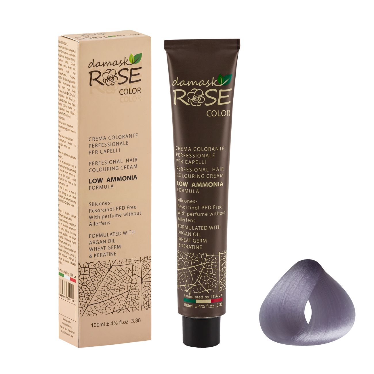 Main image of Damask Rose 染发膏 PR24 号，100 毫升 – 银紫色，持久滋养