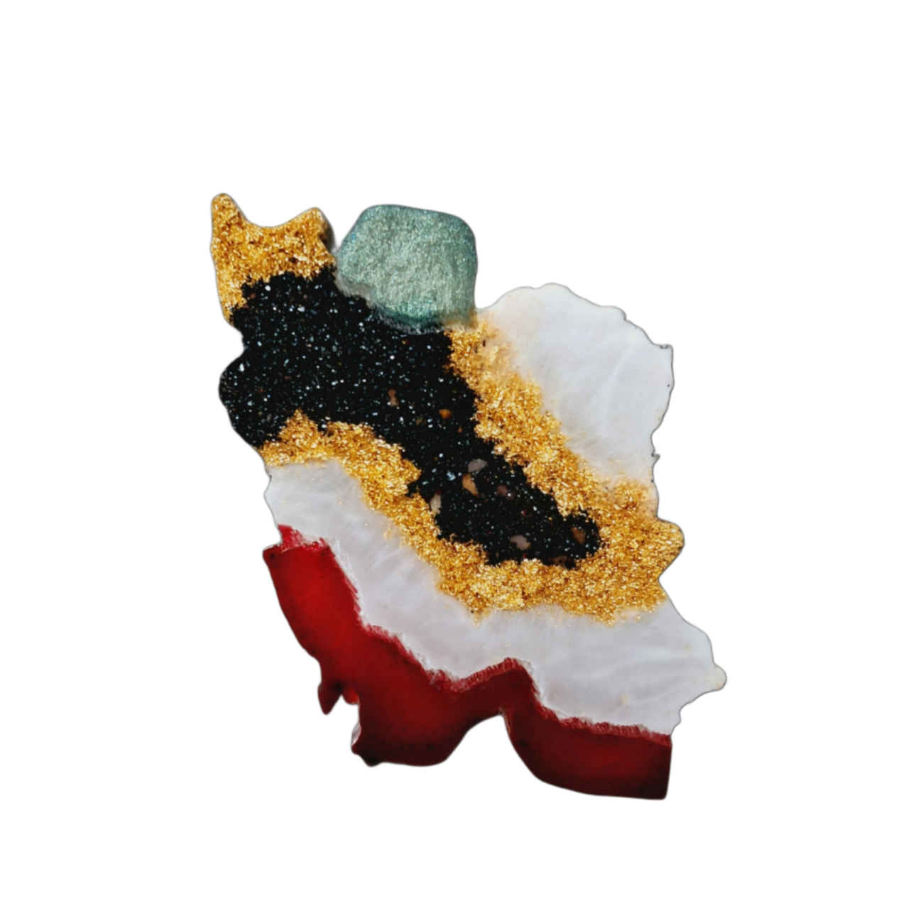 Main image of 钢制女士胸针 – 伊朗地图设计