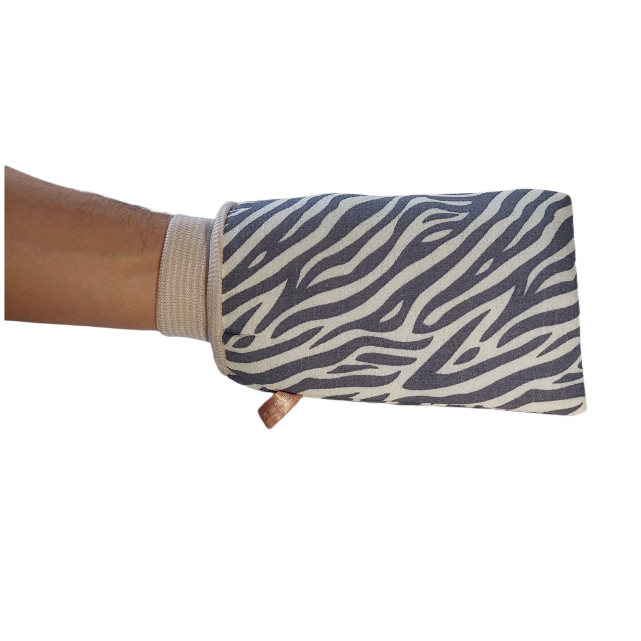 传统波斯成人浴擦手套 – 条纹设计，适合去除死皮细胞（x5）