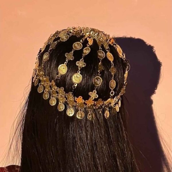 传统硬币装饰头饰 – 霍尔木兹甘部落头饰