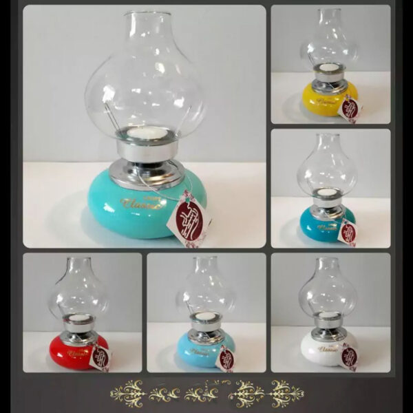 陶瓷烛台 – 传统油灯风格