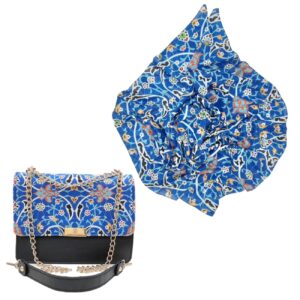 链条手提包 & 伊朗传统图案围巾套装