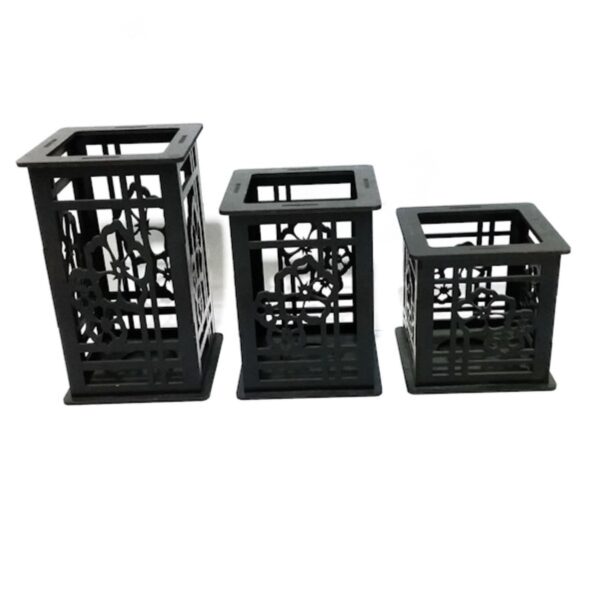 精制木质烛台 – 放松夜晚的理想选择