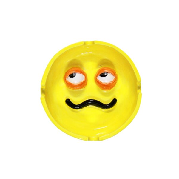 定制手工陶瓷烟灰缸 – 潮流贴纸设计