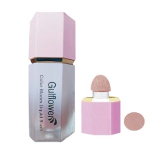 GulFlower 液体腮红 – 完美融合，柔软海绵涂头，04号（2支装）