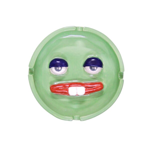 手工陶瓷烟灰缸 – 艺术贴纸设计